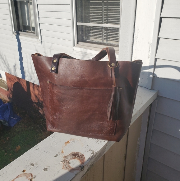 SOLD Portland Leather Goods Classic AP Tote - Picture 7 of 8